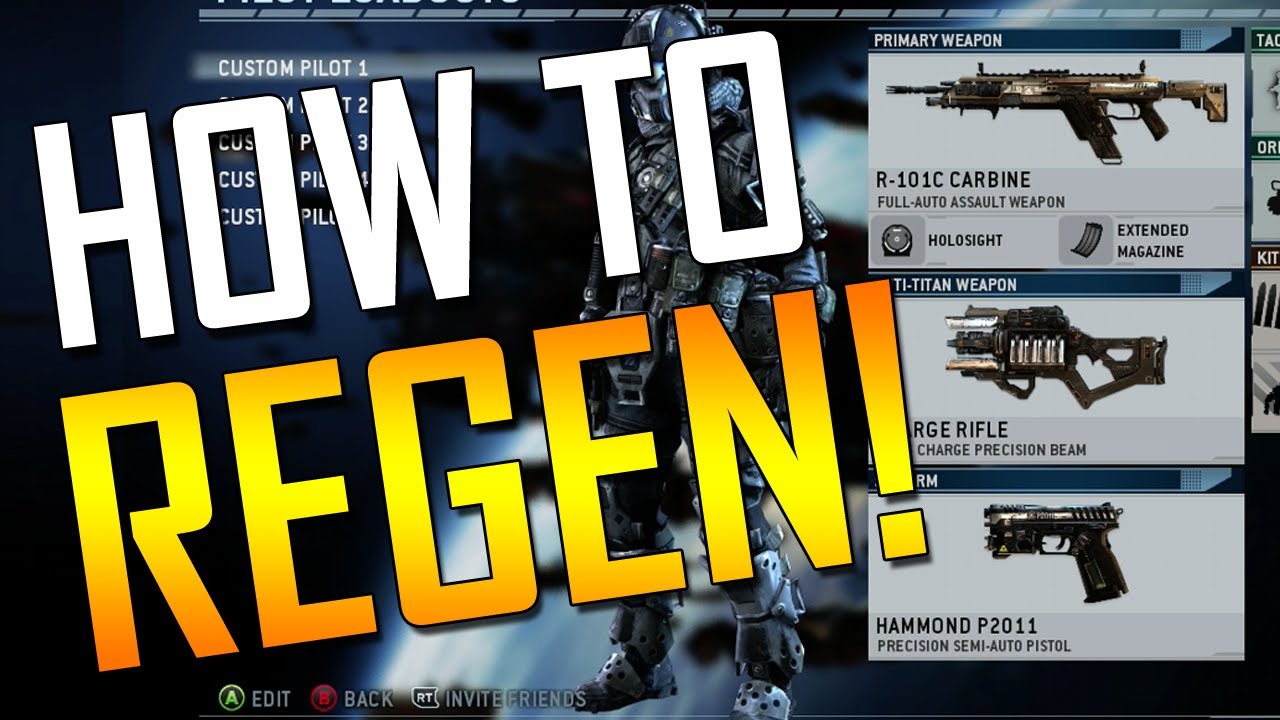 Titanfall - How To Regenerate!