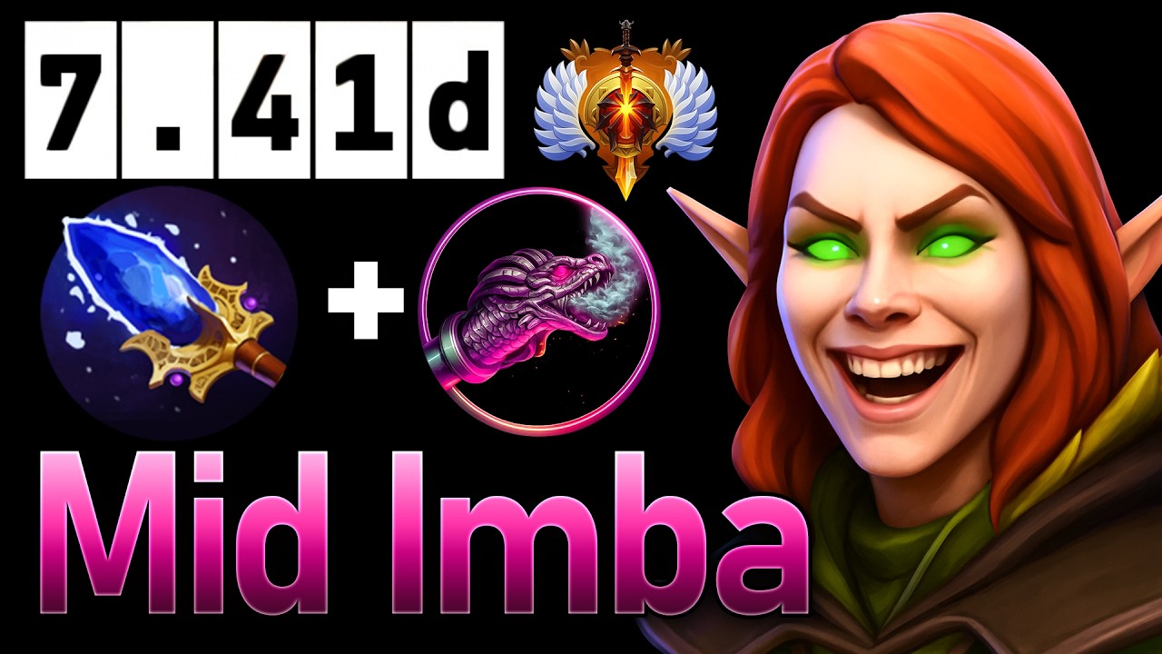 WR MID META is BACK? Hydra's Breath Windranger Gameplay | Dota 2 Patch 7.41d #dota2