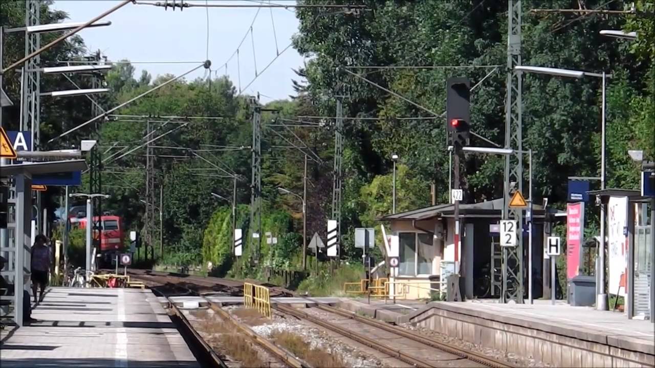 Fasanerie - Münchner S-Bahn (ET 420, 423) - Meridian - Regionalzüge (BR 111, 440) - BÜ