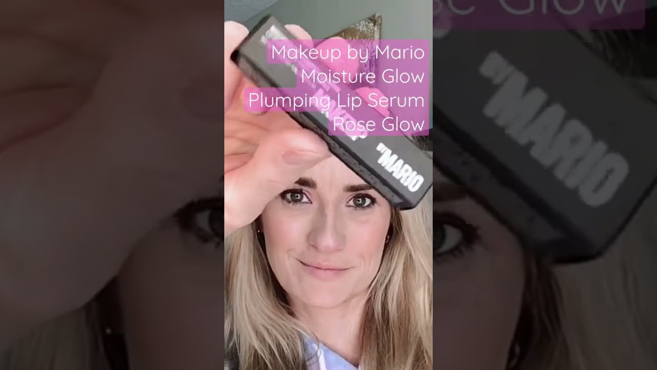 Rose Glow Moisture Glow Plumping Lip Serum Makeup by Mario Demo and Try-on