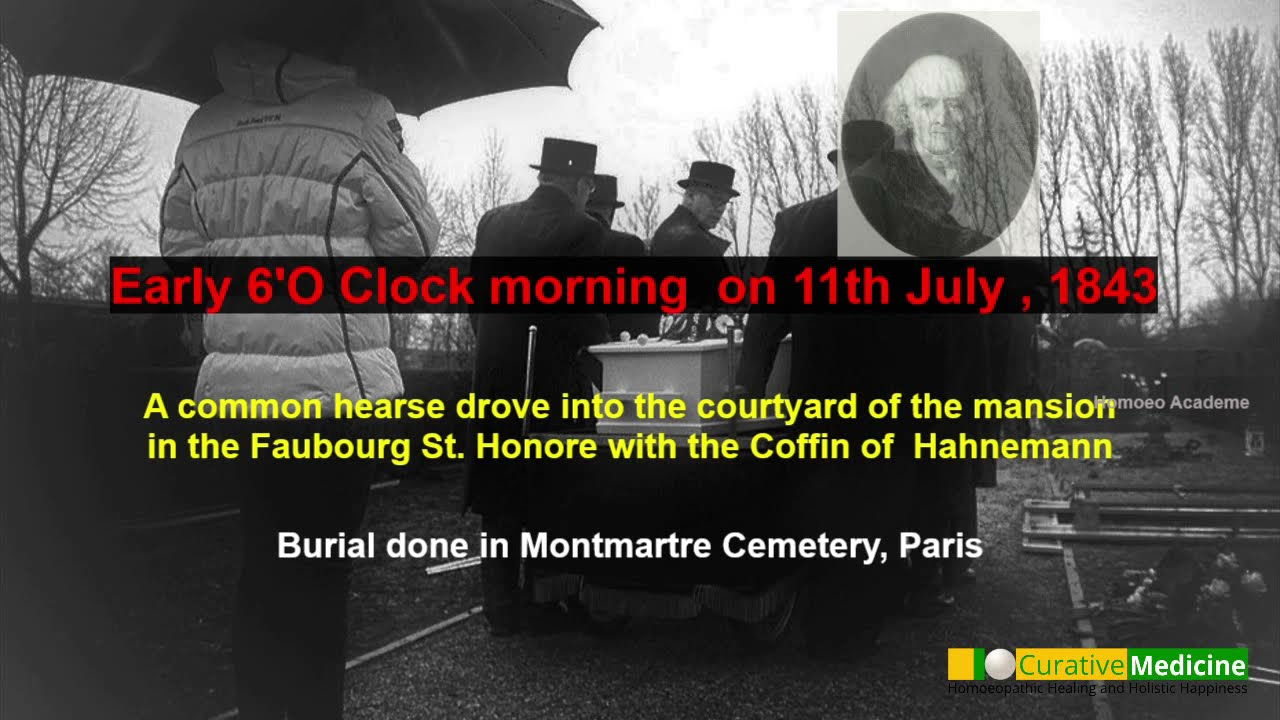Hahnemann & Homoeopathy: The Story of  Sickness, Death & Burial