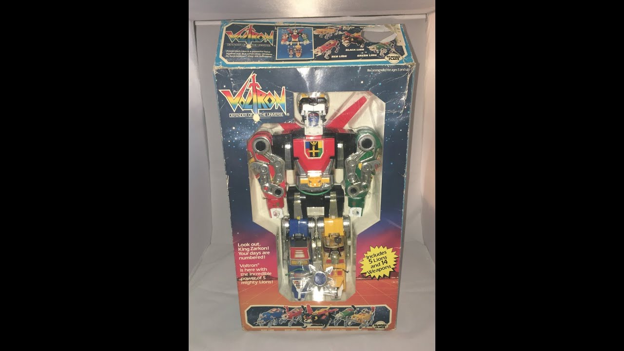 Voltron 1984 Pantosh Place Toy w Original Box 1980s Anime TV Collectible