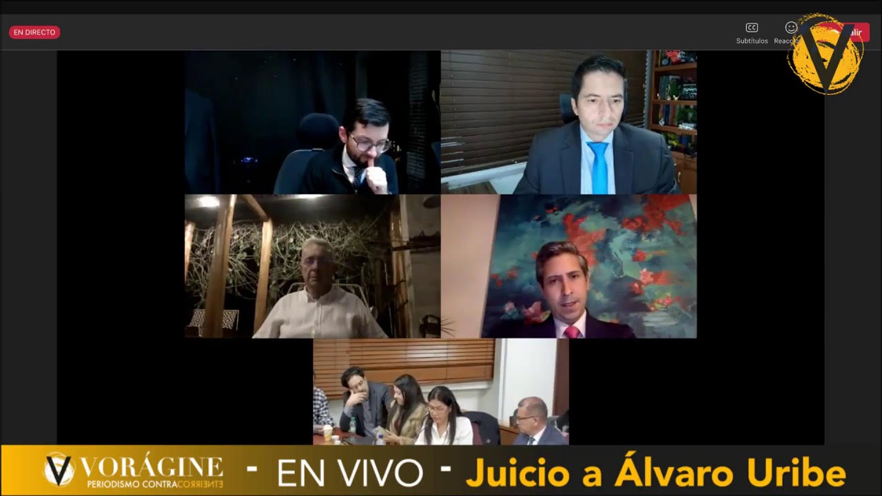 EN VIVO | Juicio a Uribe: testimonio de “Diana” y el video entregado a la Corte