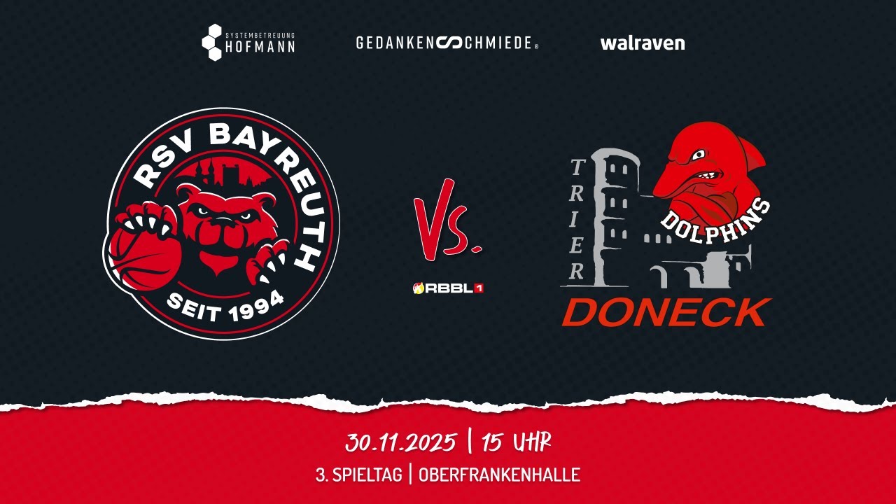 🔴🏀 RSV Bayreuth 🆚 Doneck Dolphins Trier | #RBBL 2025 | Rollstuhl Basketball Bundesliga