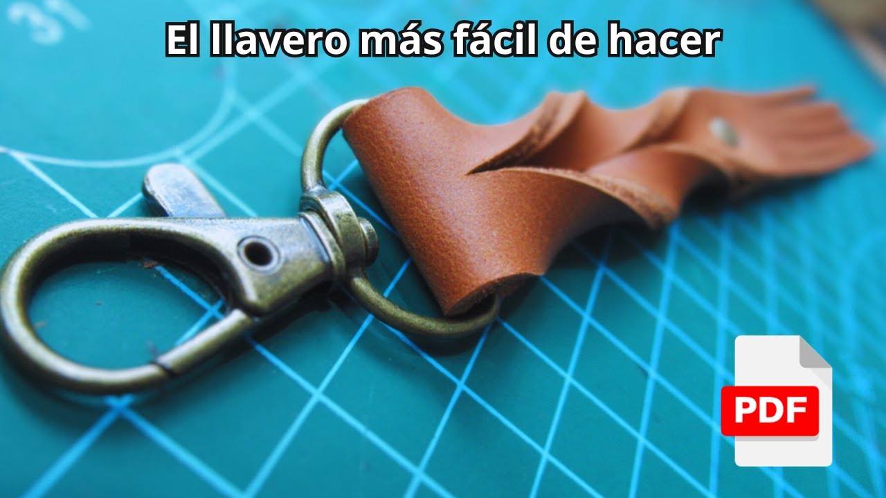 Tutorial Cómo hacer un llavero fácil y rápido