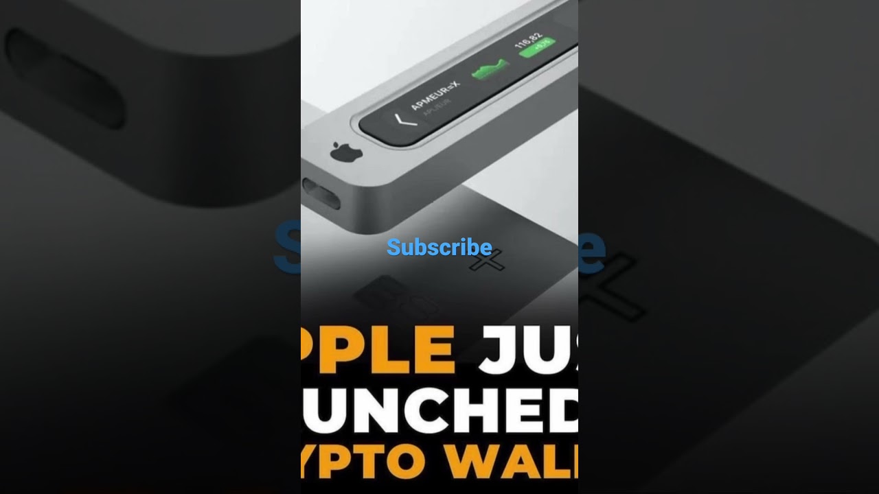 Apple lunched. Crypto hardware wallet 