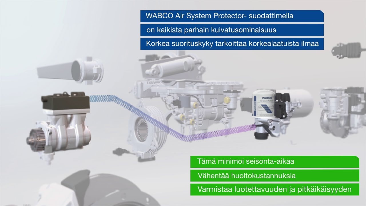 WABCO Air System Protector video (Suomalainen)