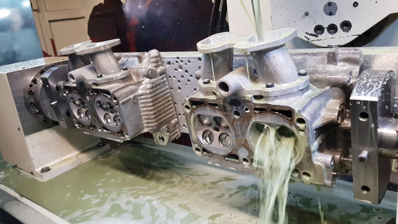 Alfa Romeo Boxer Cylinder heads ported with intake manifold