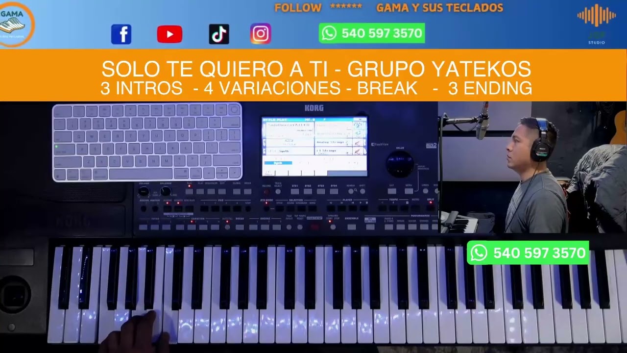 SOLO TE QUIERO A TI GRUPO YATEKOS RITMOS KORG PA