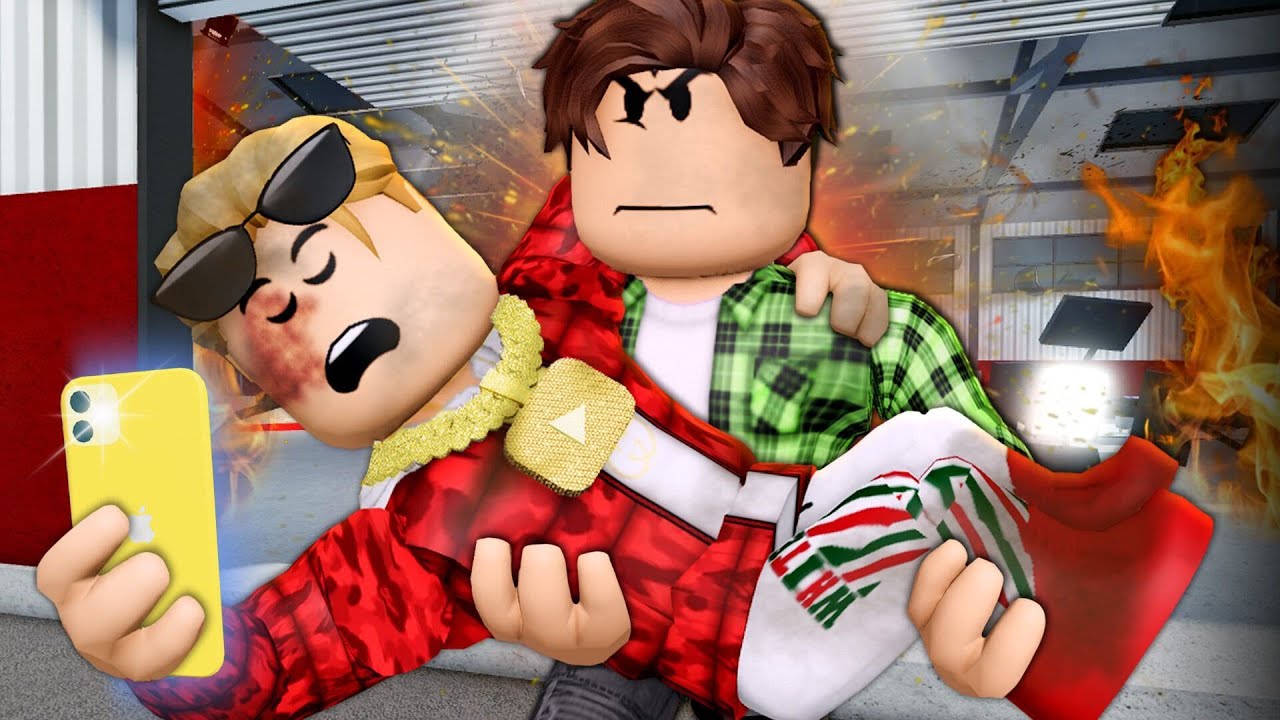 He SAVED A YOUTUBERS LIFE! (A Roblox Movie)