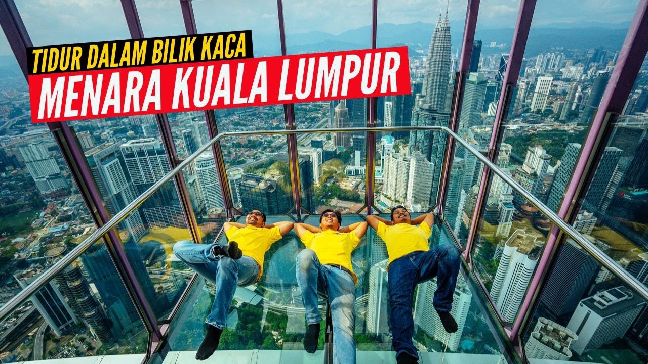 Tidur dalam Bilik Kaca Tergantung Menara KL