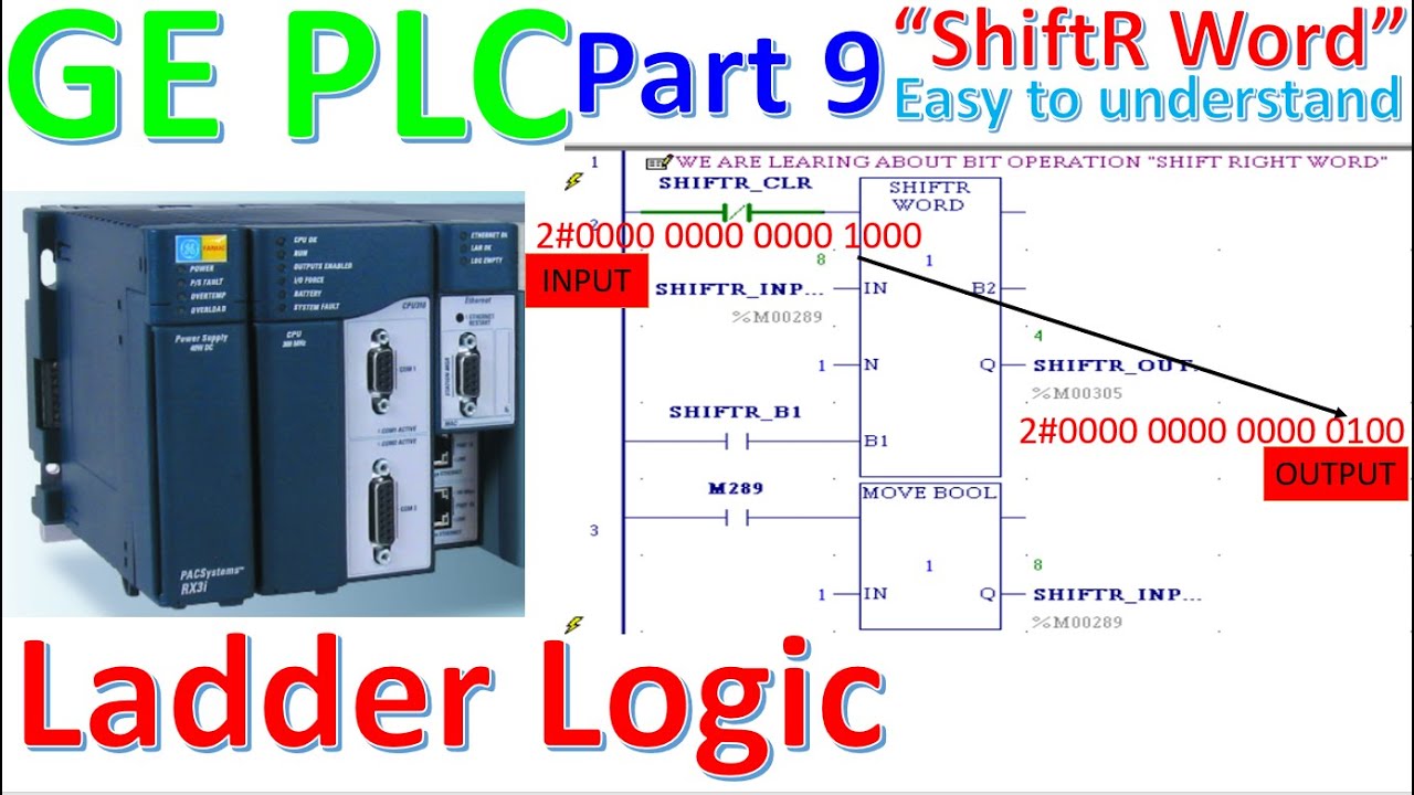 Proficy Machine Edition software connect with PLC GE basic programming bit operation 