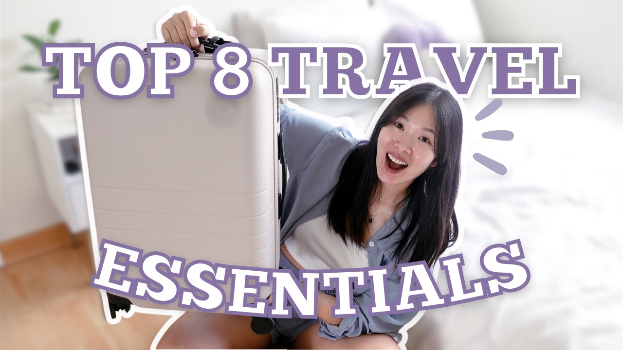 top 8 TRAVEL MUST HAVES for every trip 🧳 amazon finds & more