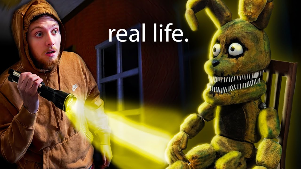 Я сделал Плюштрапа из FNAF в реальной жизни!