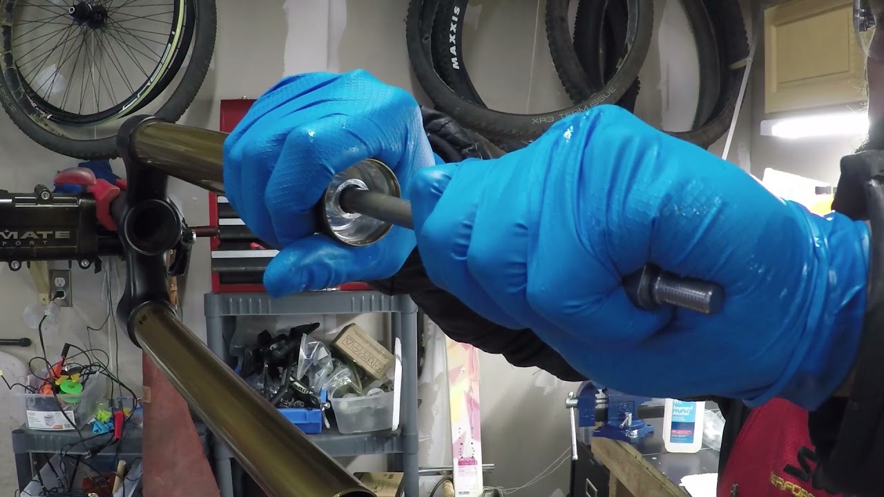 Installing New Air Shaft on Fox Racing 36 Float And Reducing Travel