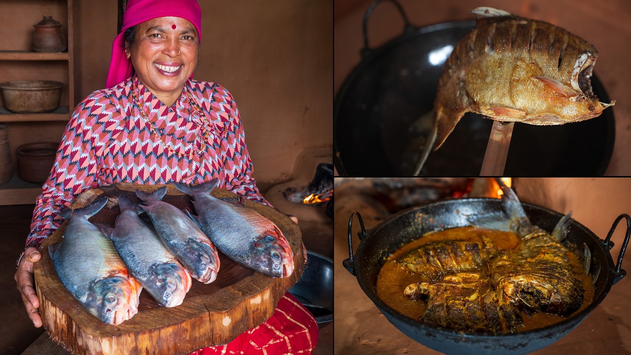 Whole Fish Curry || सिँगै माछा पकाएर खानेको मज्जा नै छुट्टै || Masala Fish Curry || Kanchhikitchen