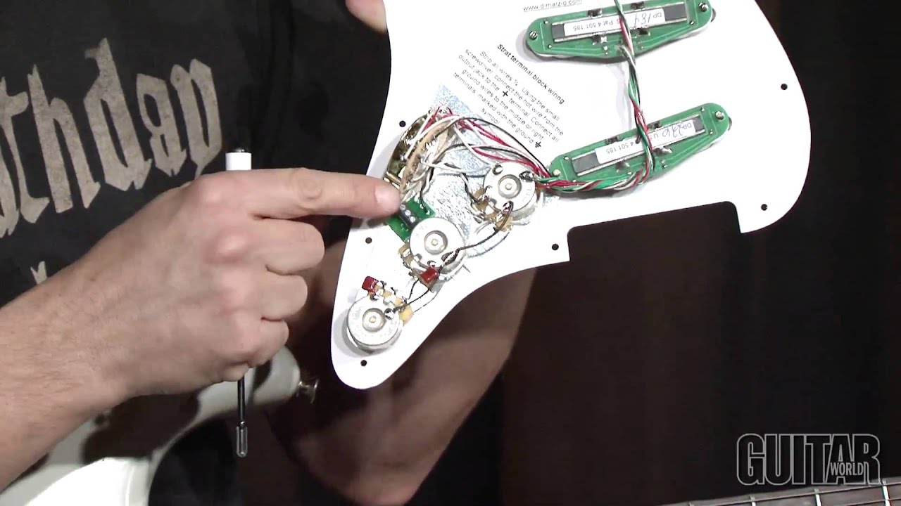 DiMarzio HS Pre-Wired Pickguard