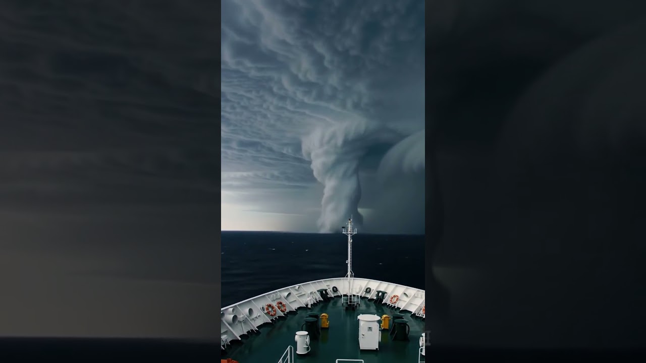 Caught on Deck: Filming a Waterspout at Sea 🌪️🌊
