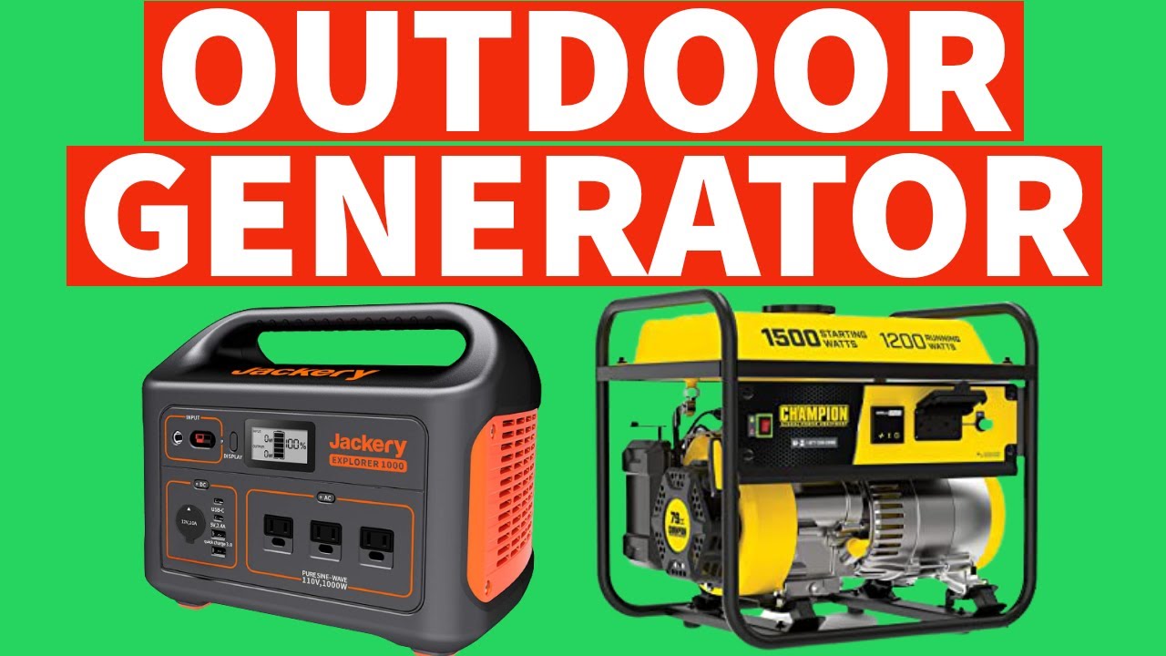 Outdoor Generator 🔥 Top 10 Best Outdoor Generators 2021⏰@ViewReview360