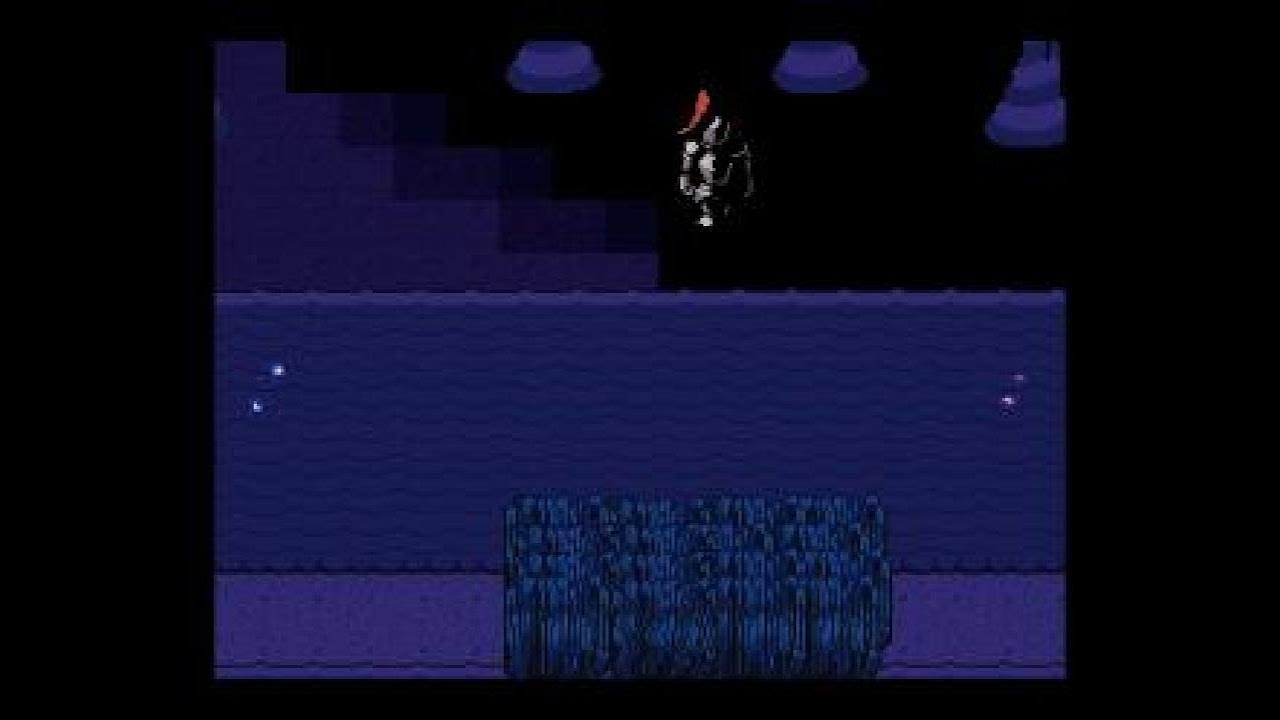 Undertale with the voices in my head waterfall