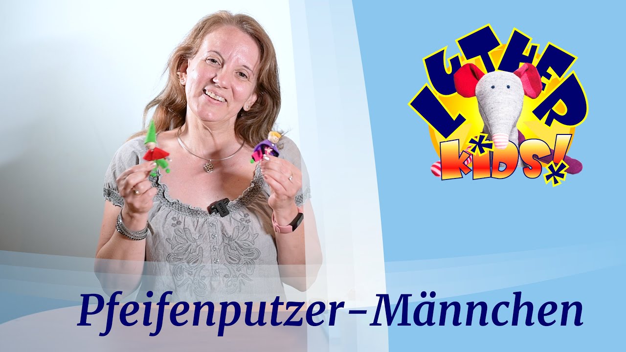 Pfeifenputzer-Männchen basteln