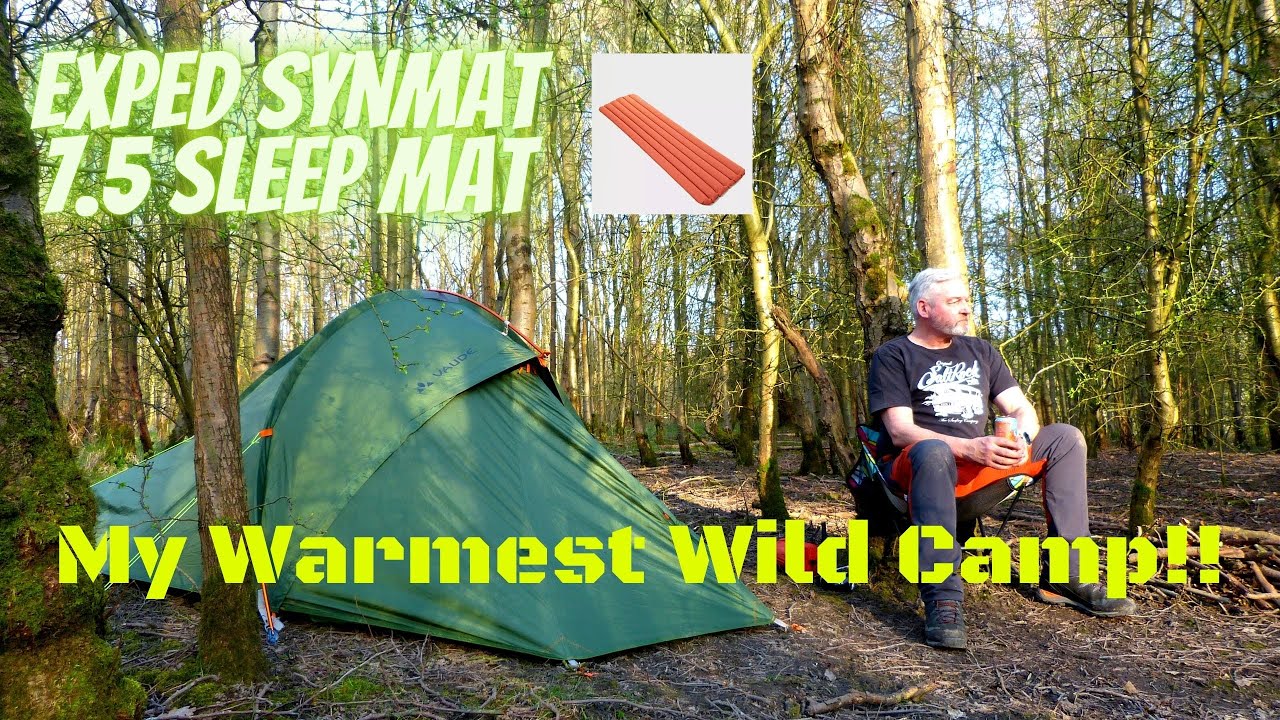 My Warmest Wild Camping | Exped Synmat 7.5 sleeping mat | Vaude Terratrio 2p tent | Backpacking UK |