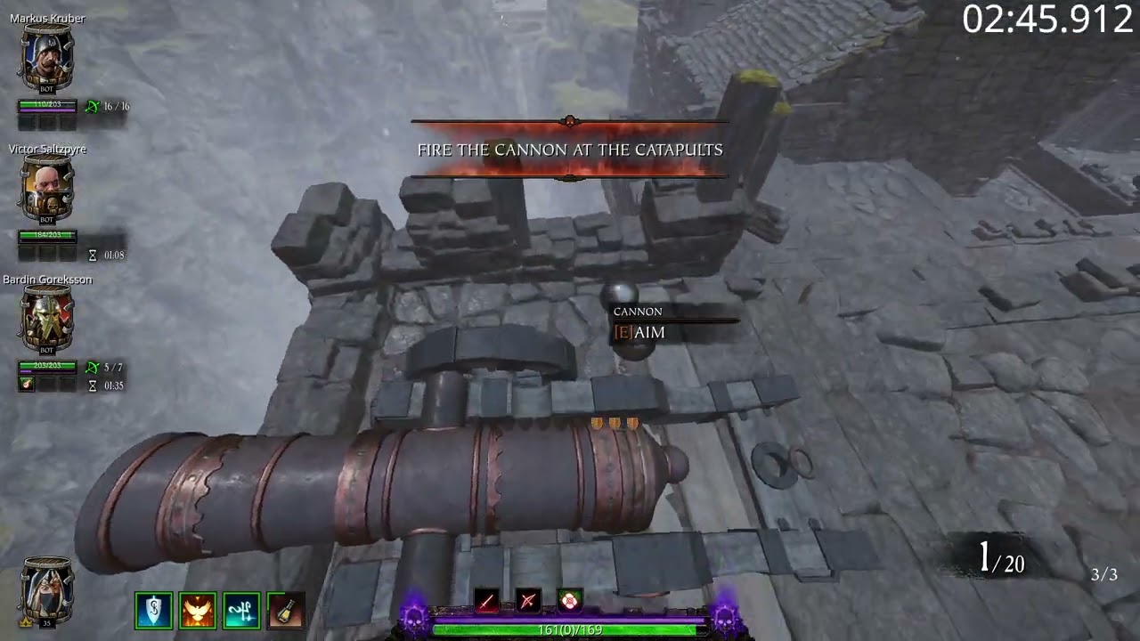 Fort Brachsenbrücke 04:41 -- All Objectives Solo -- Vermintide 2 Speedrun