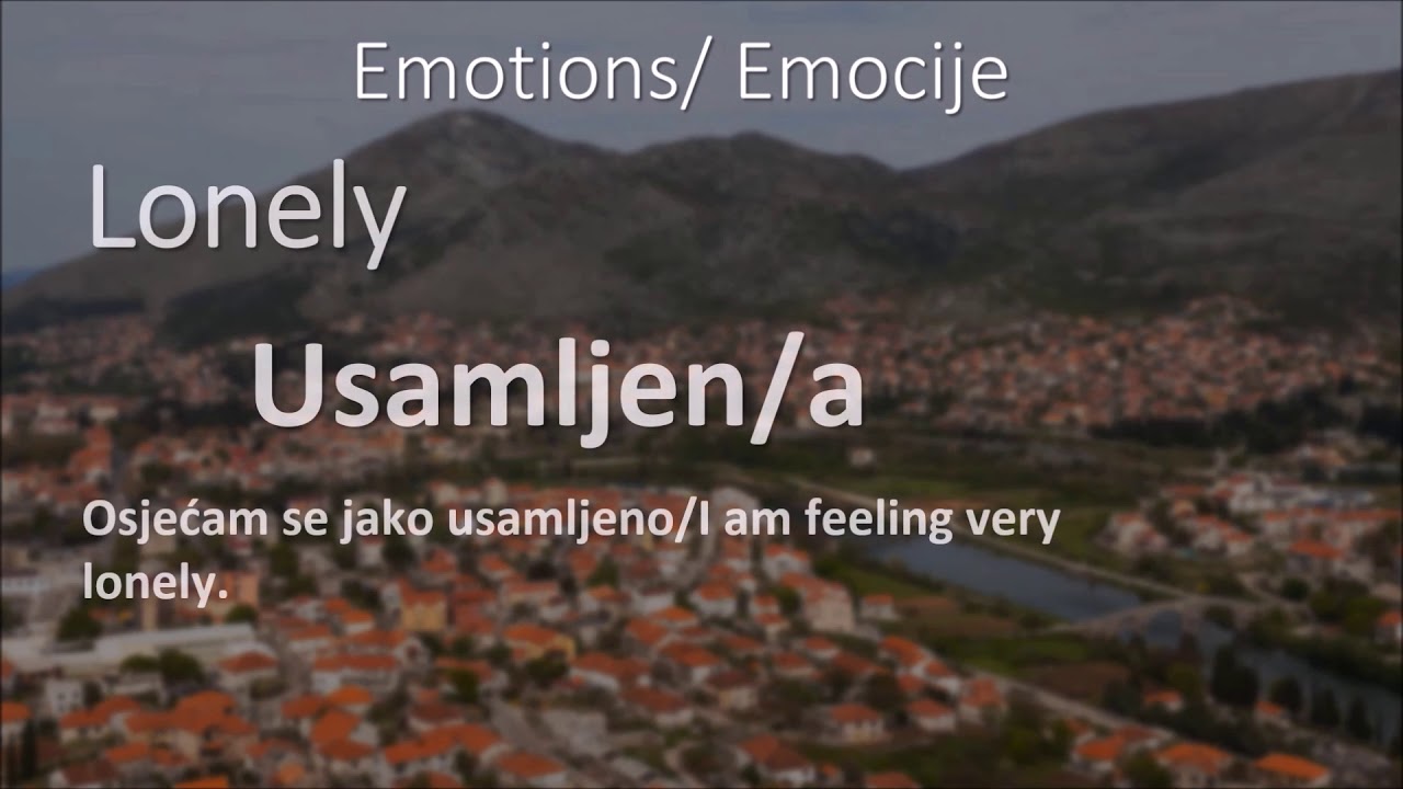 HOW TO SPEAK BOSNIAN   Emotions