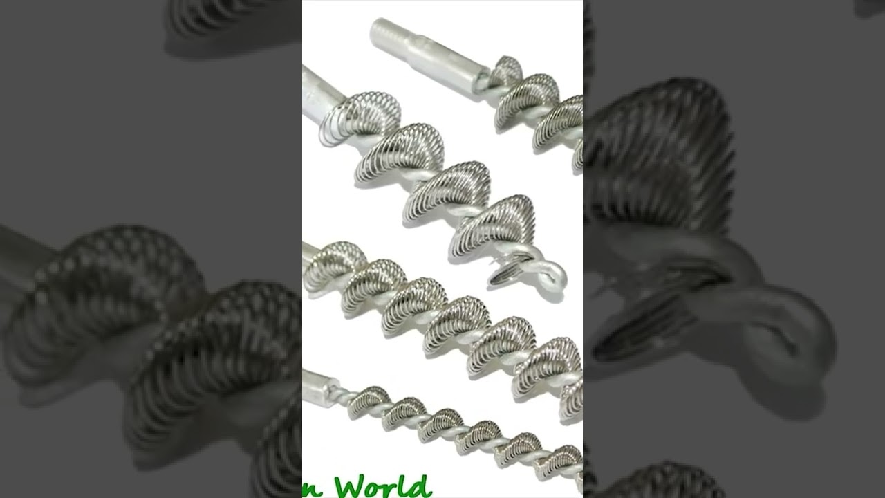Green World 5pcs/lot Tornado Brush,Gun Clean Care Brush , Thread 8-32