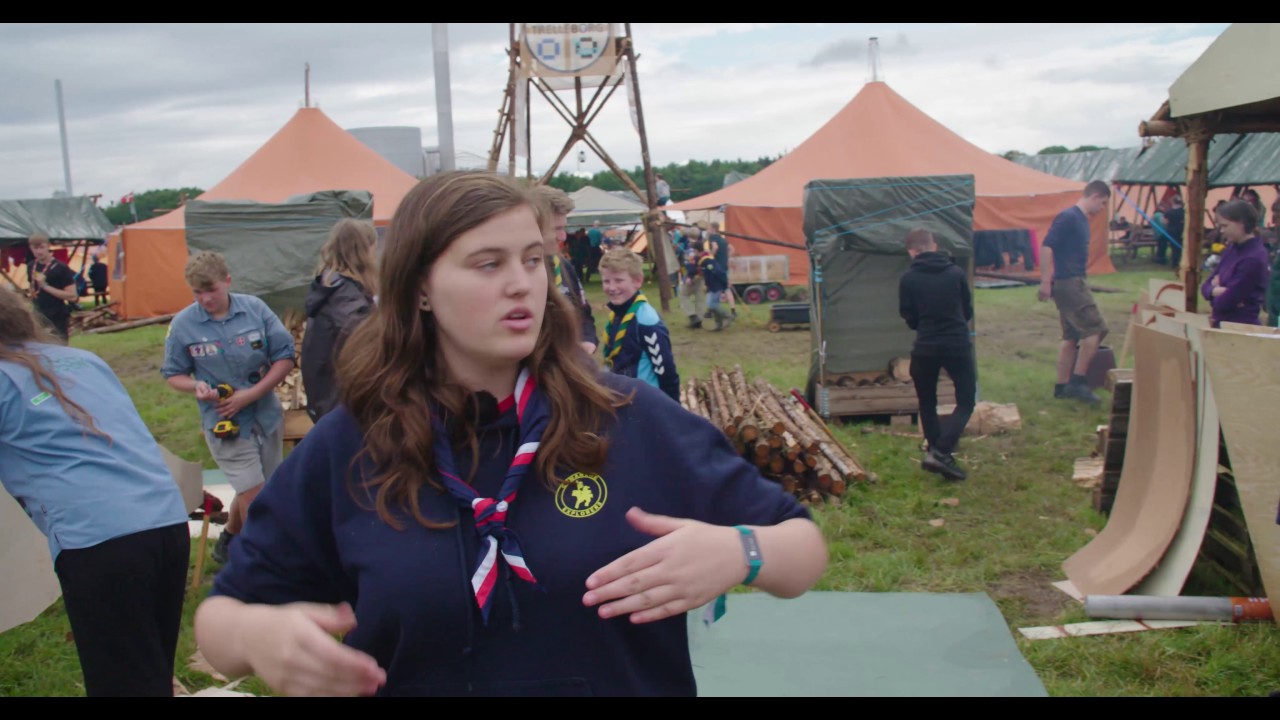 UK scouts at the Jamboree Denmark 2017