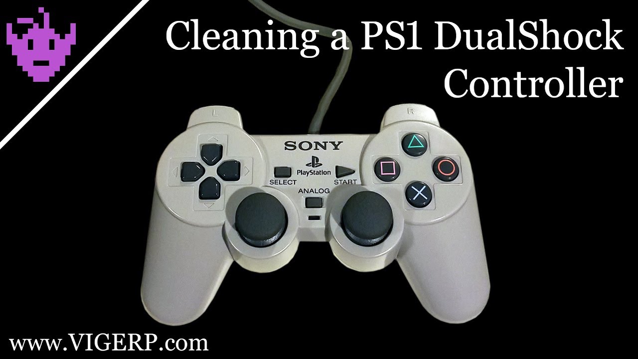 Cleaning a PS1 DualShock Controller (Model SCPH1200)