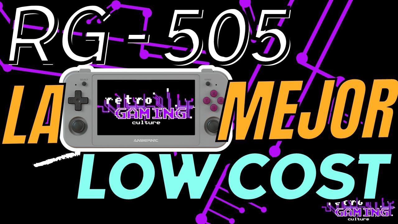 DESCUBRE la MEJOR CONSOLA china LOW COST, ANBERNIC RG505,