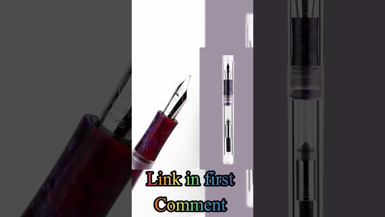 MOONMAN C1 Transparent Fountain Pen ✨ | Aesthetic Writing Pen | Best Gift for Writers & Students