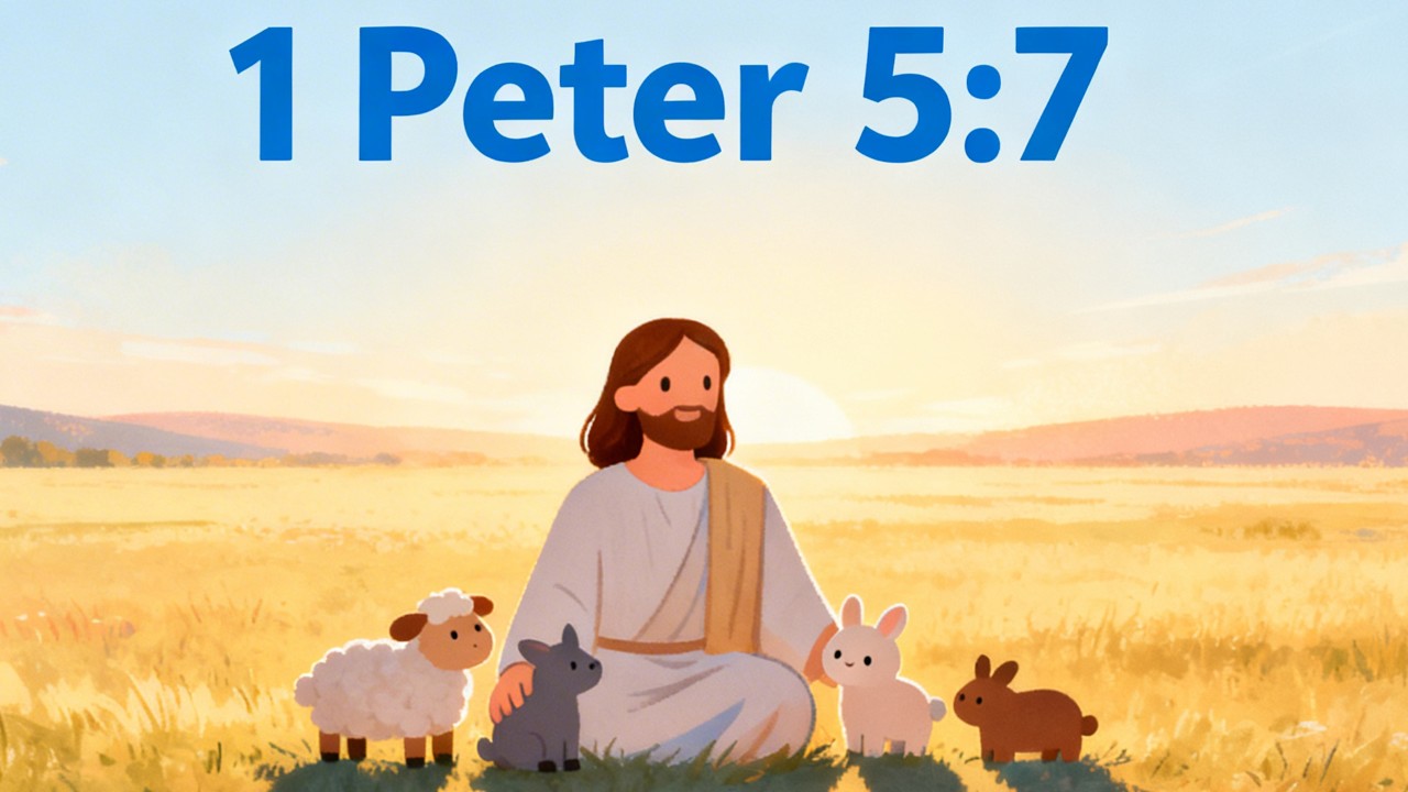 Jesus - 1 Peter 5:7 Christian Song 🙏