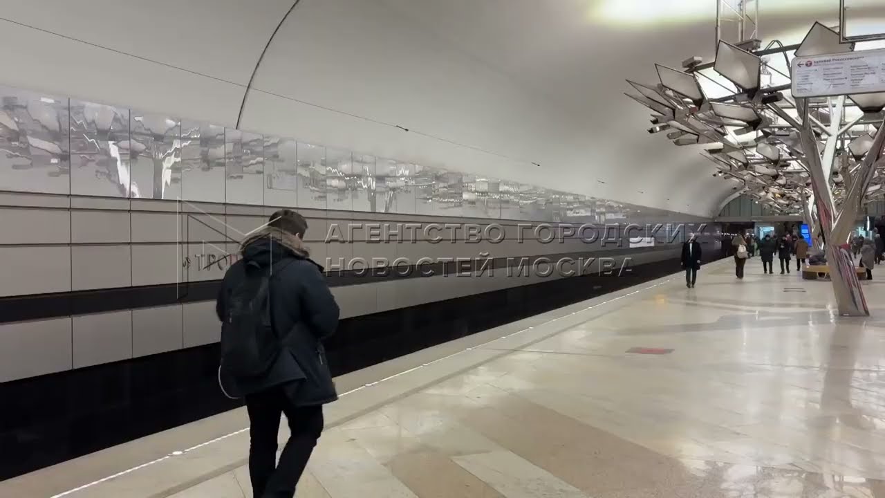 Станция «Тропарёво» Сокольнической линии Московского метрополитена, 8.12.2025 г.