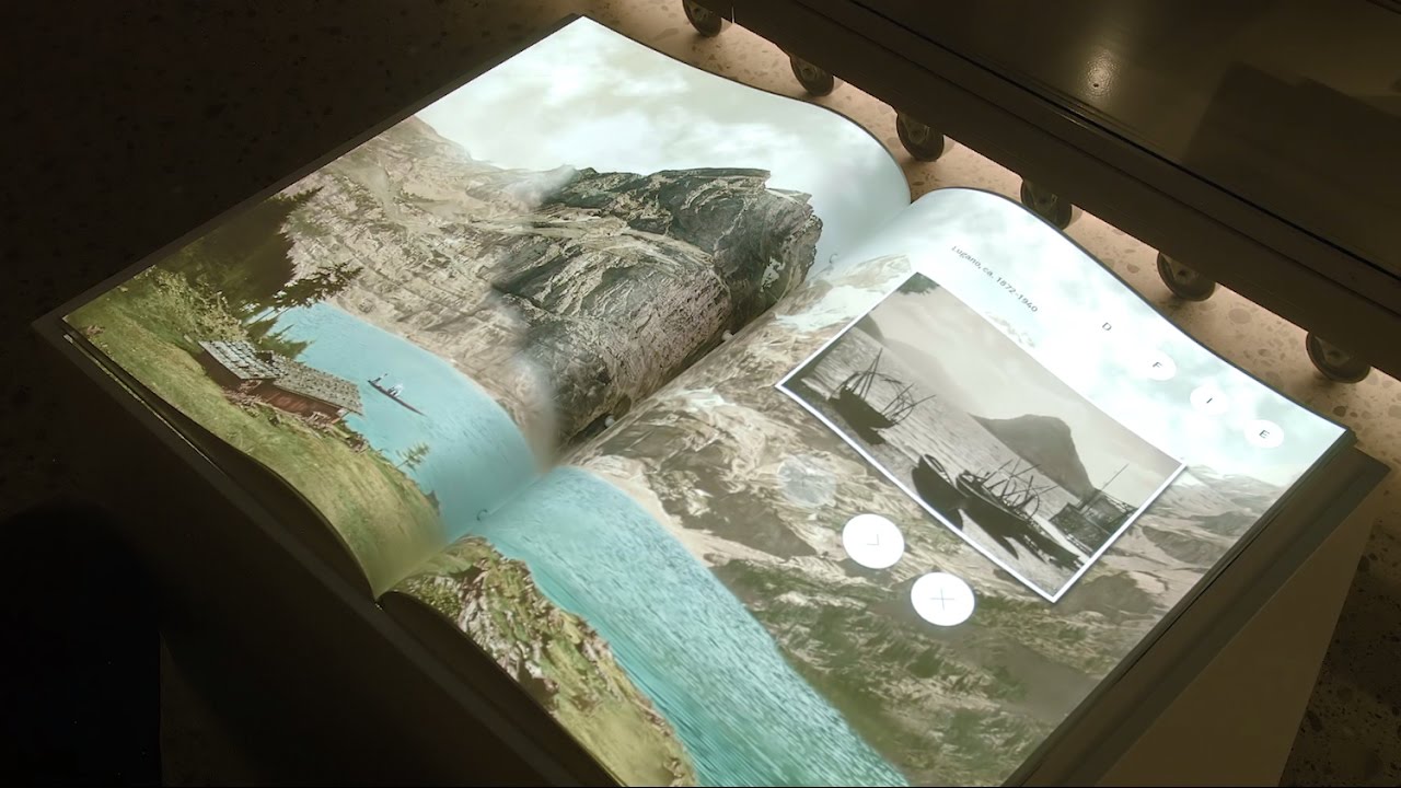 National Museum Zurich - The Interactive Books of the Exhibition 'Ideas of Switzerland'
