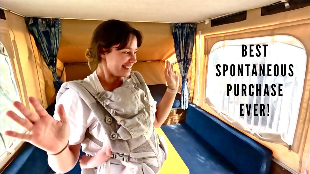 We Bought a Retro Pop Up Camper on a Whim! Come pick it up with us