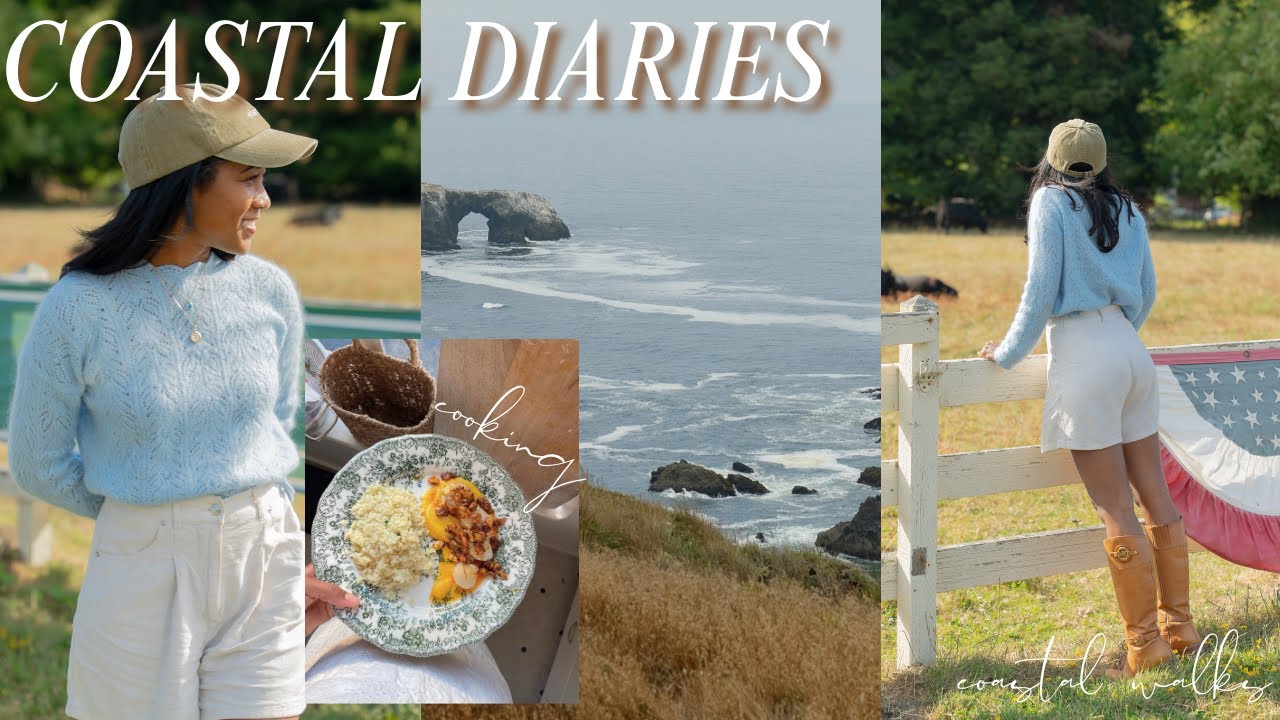 COASTAL DIARIES | cottage bookshop, community gardens & a summer seafood dinner 🌊🌾🐚