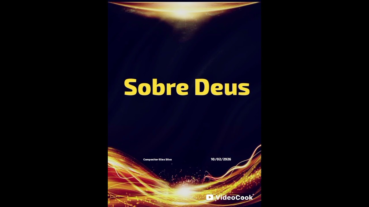 Este louvor Fala Sobre Deus compositor Elias silva 