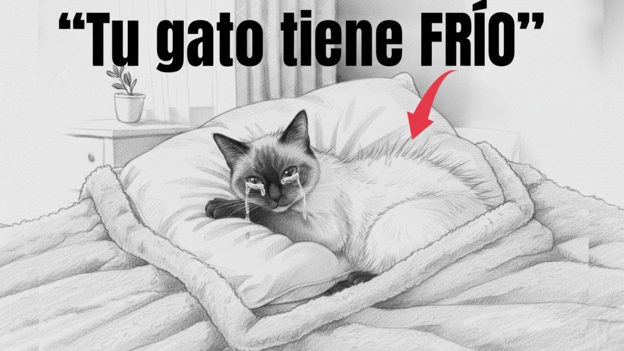 Tu gato tiene frío y tú no lo sabes (7 señales silenciosas)