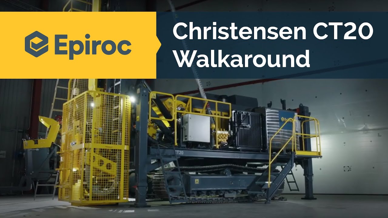 Epiroc Christensen CT20 walkaround video