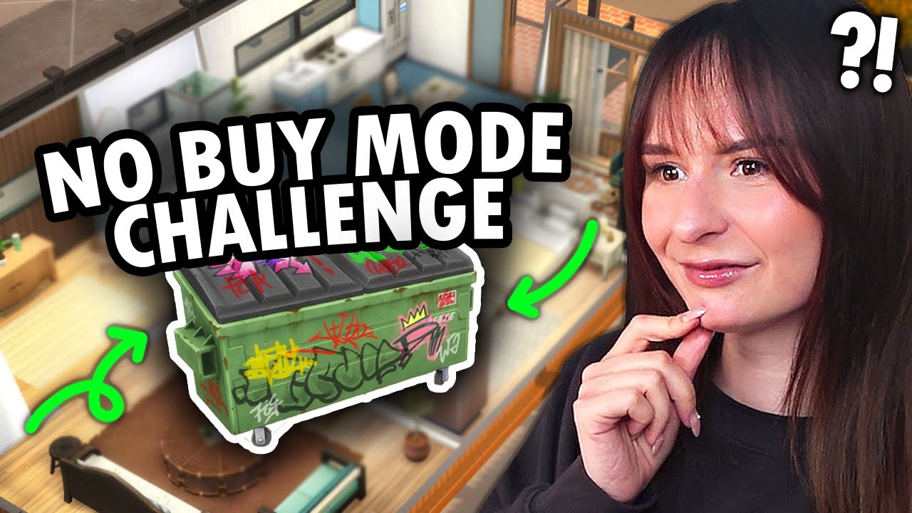 Can I furnish a house using NO BUY MODE in the Sims 4?