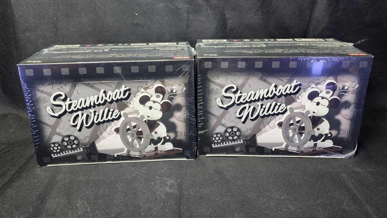 Unboxing: 12 Disney Steamboat Willie Pop Mart figures