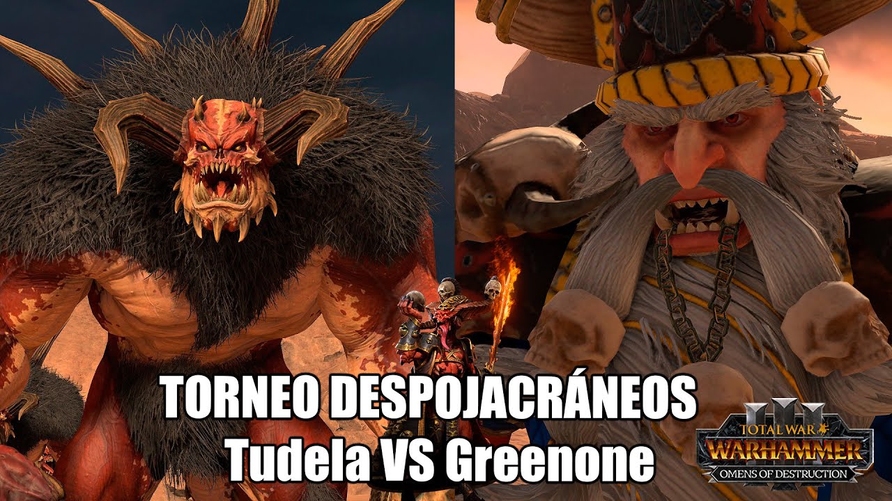 Tudela vs Thegreenone Torneo Despojacráneos Total War Warhammer 3