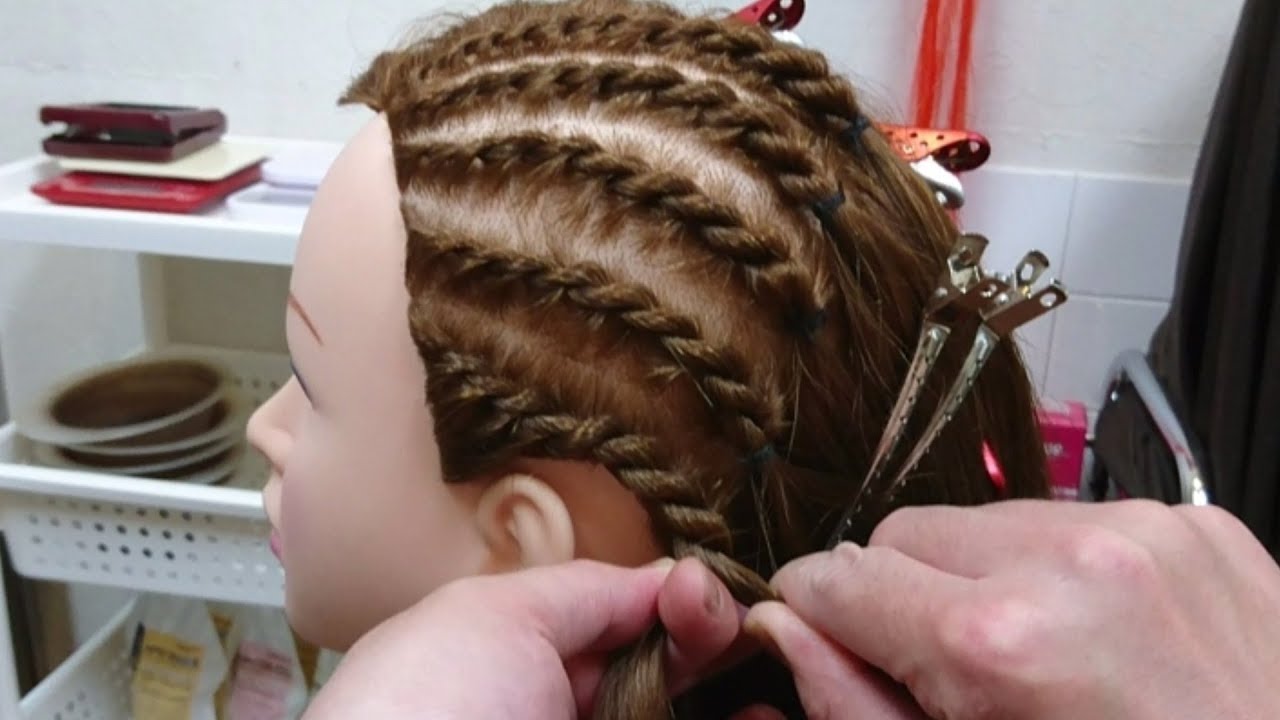 コーンロウより簡単ロープツイスト Lesson 2/Cornrows Rope twist