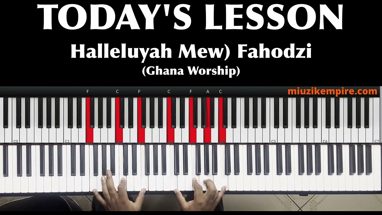 Ghana Worship Song Accompanied by Modern Contemporary Chords - Ghana Piano Lessons
