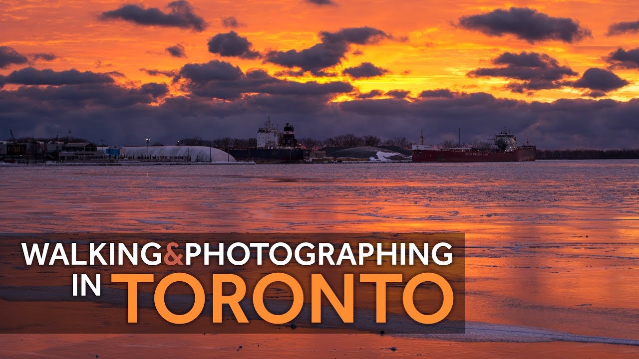 Walking & Photography: Toronto in Winter  |  Epic Sunrise!