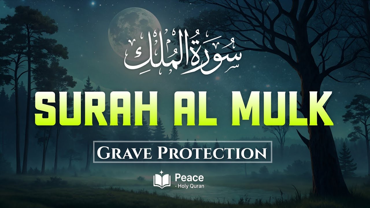 Surah Al-Mulk (سورة الملك) | Protection in the Grave | Peaceful Quran Tilawat | Peace Holy Quran 