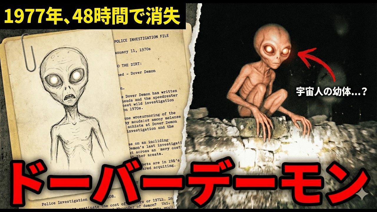 【都市伝説】1977年、48時間で消えた「オレンジの目の怪物」。3人の少年が目撃した“それ”の正体とは【ゆっくり解説】