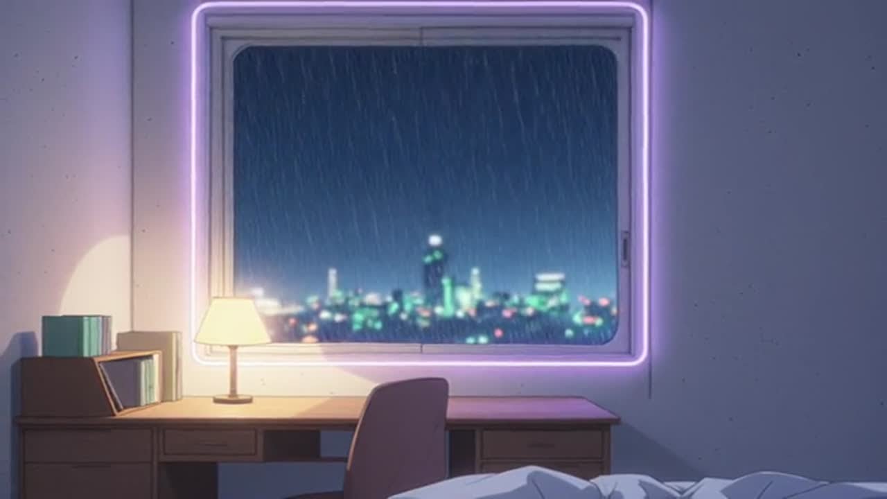 Soft Rainy Night Lofi 🌧️ | Chill Beats for Study & Focus